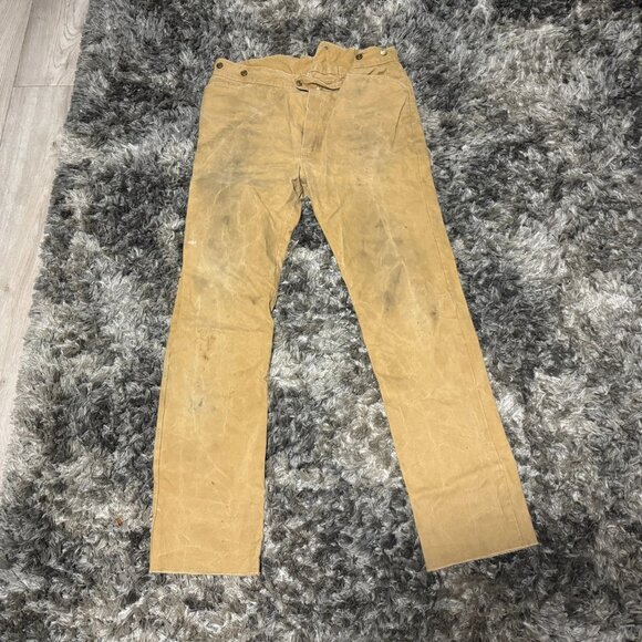 Vintage 70's Mens Double H Ranch USA Buckle Back Classic Look The Laporte Pants - Picture 1 of 8